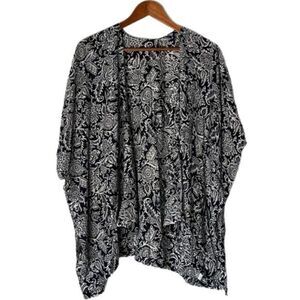 Loft Floral Print Kimono Wrap